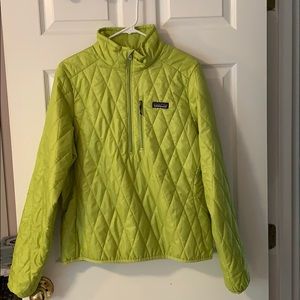 NWOT Patagonia Nano Puff Pullover Pineapple L
